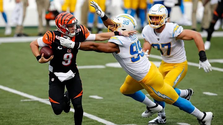 Bengals vs Chargers Match Player Stats