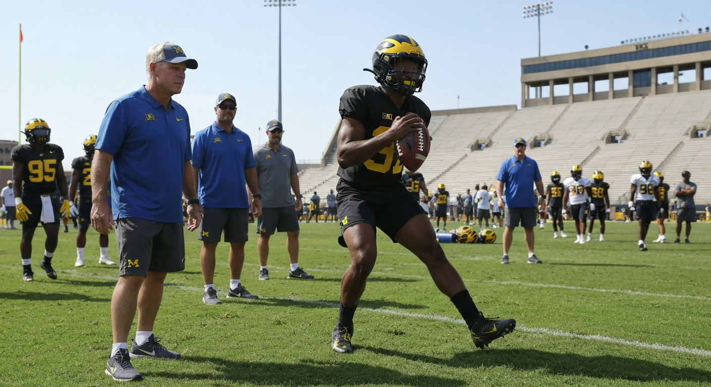 Jon Gruden Saw Michigan Football Practice Bryce Underwood