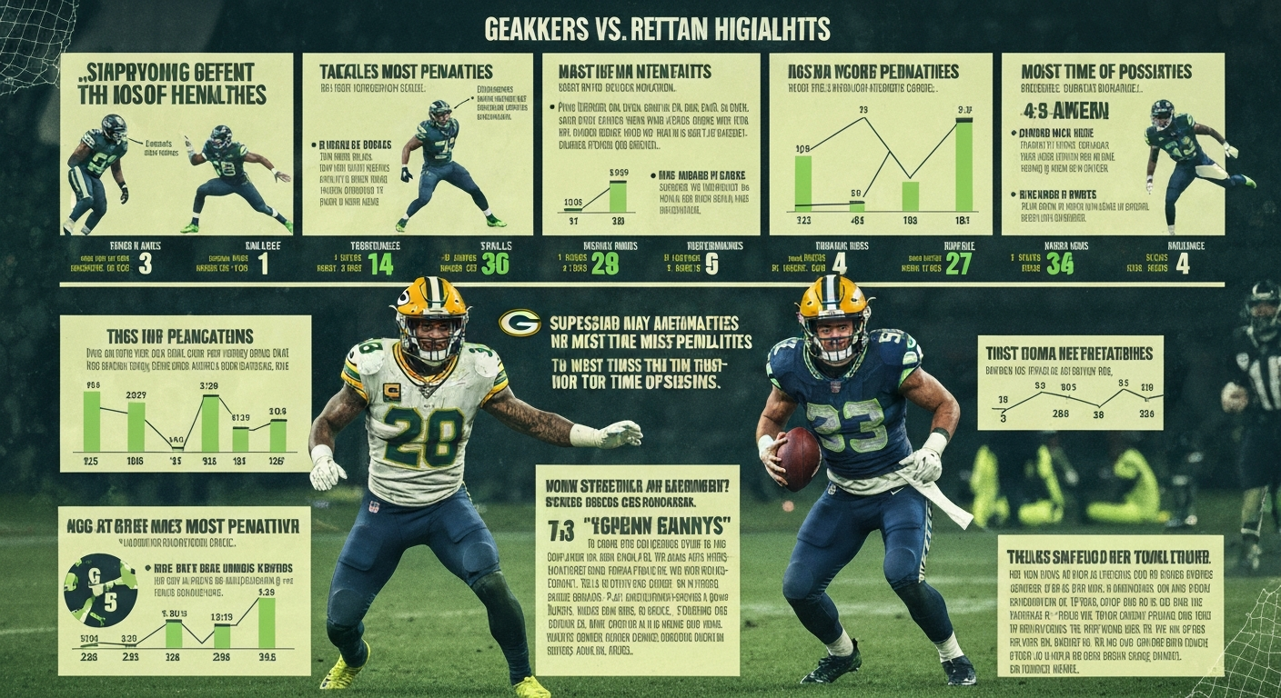 Green Bay Packers vs Seattle Seahawks Match Player Stats