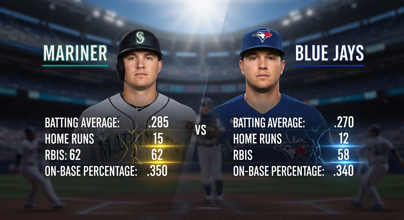 Seattle Mariners vs Toronto Blue Jays Match Player Stats