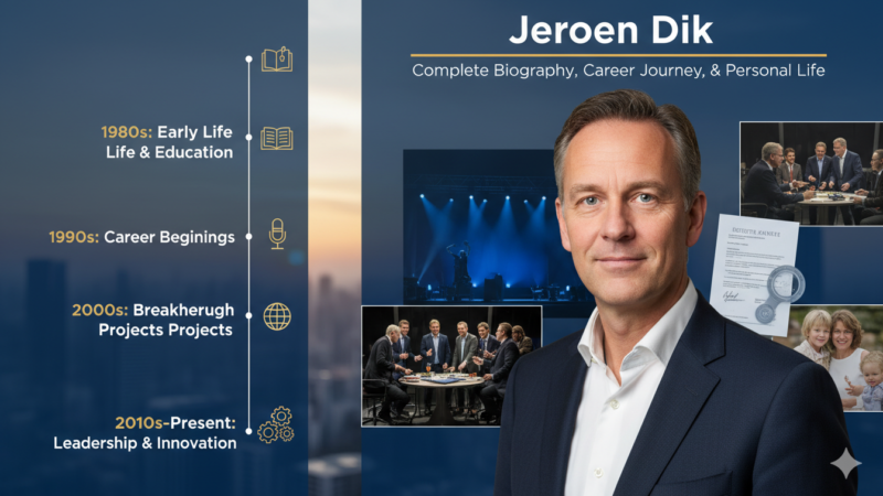 Jeroen Dik Complete Biography, Career Journey, and Personal Life
