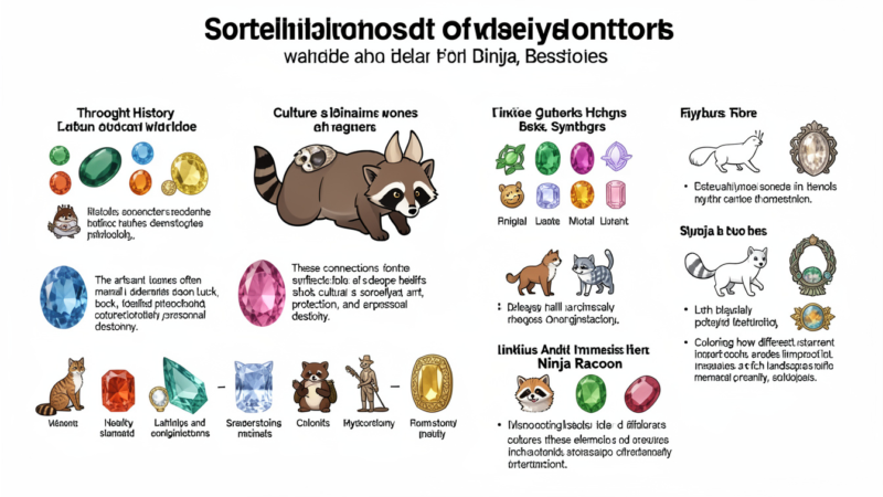 The Connection Between Birthstones and Ninja Raccoon Frenzy in Different Cultures