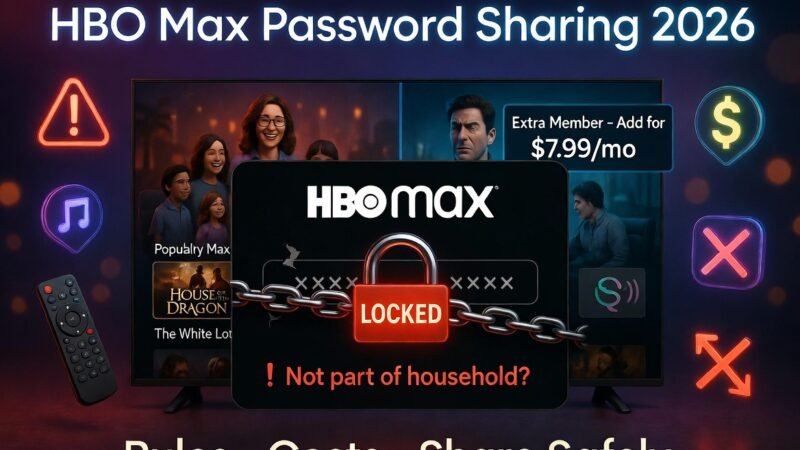 HBO Max Password Sharing 2026: Rules, Costs, and How to Share
