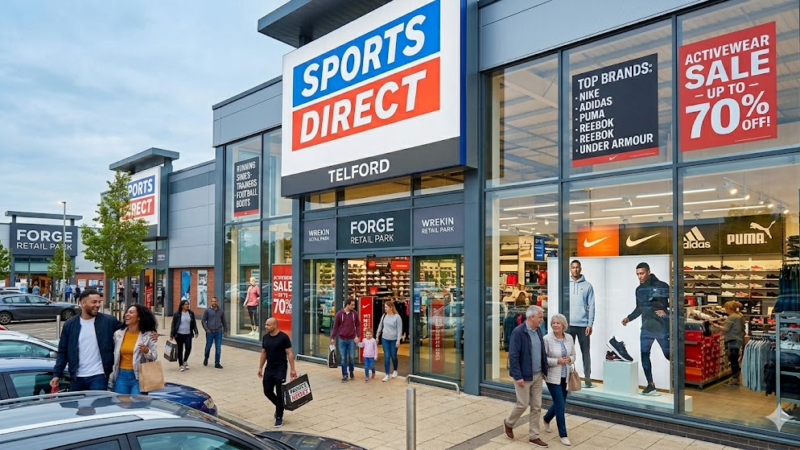 Sports Direct Telford Guide: Opening Hours, Location & Top Brands