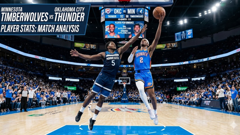 Timberwolves vs Oklahoma City Thunder Match Player Stats: Full Breakdown