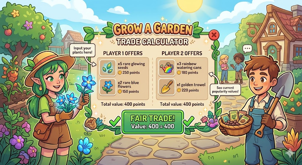 Grow a Garden Trade Calculator